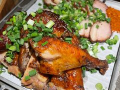 烤肉烤鸡双拼-绿茶餐厅(成都大悦城店)