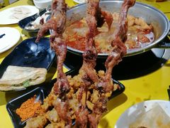 -老红桥炸灌肠牛肚锅烧烤(定福庄店)