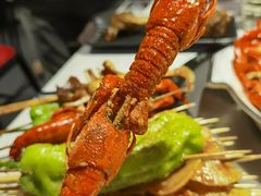 烤龙虾-京韵胡同·酱香羊蝎子火锅涮肉(长寿路店)