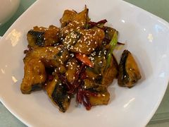 糍粑鱼块-长春观斋补堂素菜馆