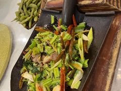 青菜牛肉-老幺泉水鸡