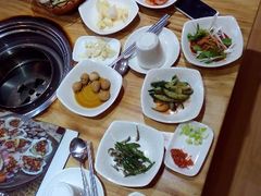 一开始送的小菜-木槿花开烤肉店(盐河南路店)