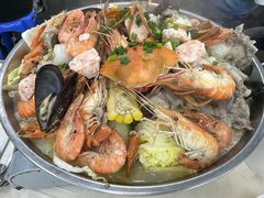 海鲜猪骨煲-凤城康记饭店