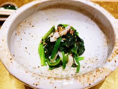 乌鲹拌菠菜-荣一代目OMAKASE板前料理