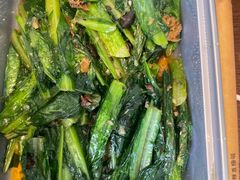 豆豉鲮鱼油麦菜-桂大叔·砂锅粥·家传闽粤菜(县西巷店)