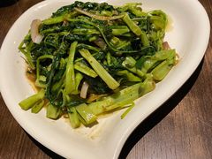 马拉盏炒通菜-大头虾越式风味餐厅(光明广场店)