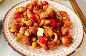 Chickpea Stir-fried Chicken Gizzards