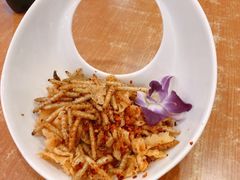 椒盐竹虫-园林美食城·本土农家菜(杨和镇店)