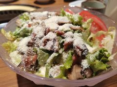 蘑菇芝士色拉-炼火烤肉店