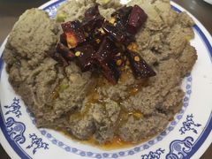 麻豆腐-老爆肚满五香烧牛羊肉