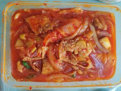 牛肉炒章鱼-郑阿姨的家·이모네·韩料&烤肉(武川路店)