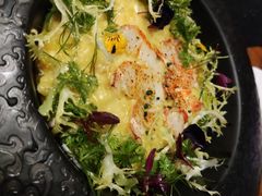 藏红花意大利烩饭配香料龙虾-AZUL by FUEL蓝色·法式酒馆(琶醍店)