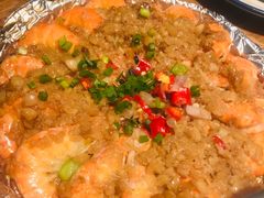 蒜蓉铁板煎虾-永安鱼庄·镇江菜(丁卯店)