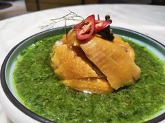 青葱姜蓉嫩鸡-青雅中餐厅(大连金石滩绿发希尔顿度假酒店)