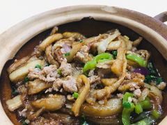 鱼香茄子煲-电白鸭粥店(下沙二坊88号店)