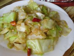 包心菜炒虾皮-海尚韵舍海景餐厅(朱家尖店)