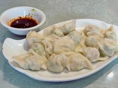 角瓜鸡蛋虾仁水饺-黄家饺子东北特色菜馆(湖滨商业街店)