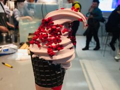 新年苺果冰淇淋-喜茶(深圳丰盛町店)