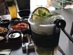 蜜桃无酒精莫吉托-义气烤肉餐吧(大族广场店)