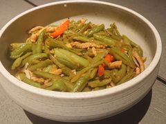 豆角丝炒肉拌转百刀-日上三甘(三里屯店)