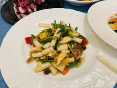藕心瓜苗爆鲍鱼-鹭江宾馆·观海餐厅