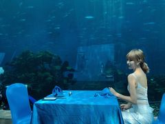 -海棠湾洲际-涛·海底餐厅·美人鱼·自助餐·海底隧道