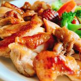 香煎去骨鸡腿肉配时蔬，肉眼可见的营养