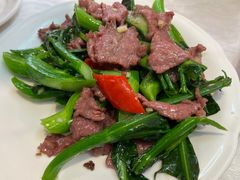 芥兰炒牛肉-文记壹心鸡(宝华路店)