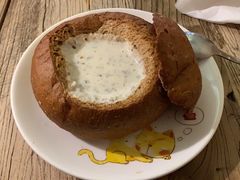 奶油蘑菇面包汤-么么咖啡(亚运豪庭店)