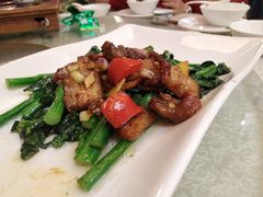 芥兰苗炒叉烧-东豪园林海鲜酒家(南港路辅路店)