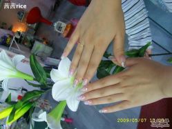 内雕玫瑰-星美甲