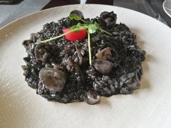 墨鱼汁蛤蜊烩饭-IL Forno 意坊·意大利餐厅(温州万象城店)