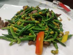 青瓜花炒牛柳-绿雅居原生态农庄(小涌店)