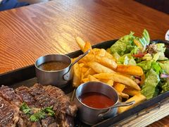 澳洲黑安格斯谷饲180天肉眼牛排-澳骄 Aussie Kitchen·手工披萨·西餐(国大店)
