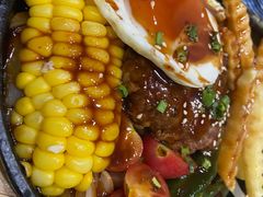 铁板汉堡肉-越日本料理(新地假日广场店)
