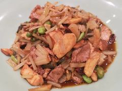 爆腌菜边笋-虎哥私房菜(馒头山店)
