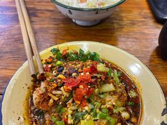 烤脑花-拈签一笑黄牛肉辣卤串串