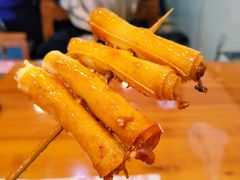 豆腐卷金针菇-张记炸串肠粉