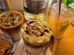 焦糖卡布奇诺-餐酒吧Com-ing Bar(上海路店)
