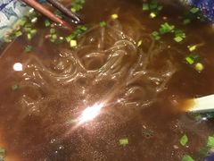 干切牛肉粉丝汤-老新隆牛肉锅贴(新街口店)