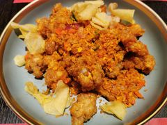 椒盐牛蛙-钳真多钓虾馆·小龙虾海鲜烧烤(九六广场店)