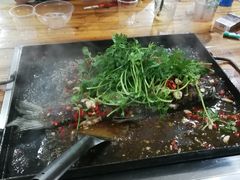 烤鱼-湖南大姐特色铁板烧(城店路店)