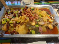 香辣味的黔鱼-滋味烤鱼(祥和里店)