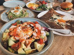 鸡蛋蘑菇熏肉荞麦可丽饼-RAC BAR(安福路店)