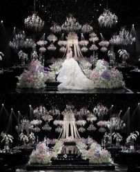 点击看大图 -三色锦婚礼定制