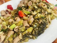 肠子炒酸菜-邮电新村嘉积鸭美味园