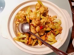 干锅有机菜花-隆喜元鱼汤包·海鲜(中联广场店)