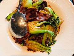 招牌猪肝炒菜梗-菲乐餐厅(三十年经营·湖滨路店)
