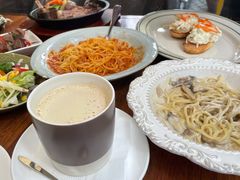 黑松露菌菇意大利面-玛格萝妮比萨屋(四平店)