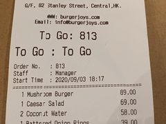 -Burger Joys Central(中环士丹利街店)